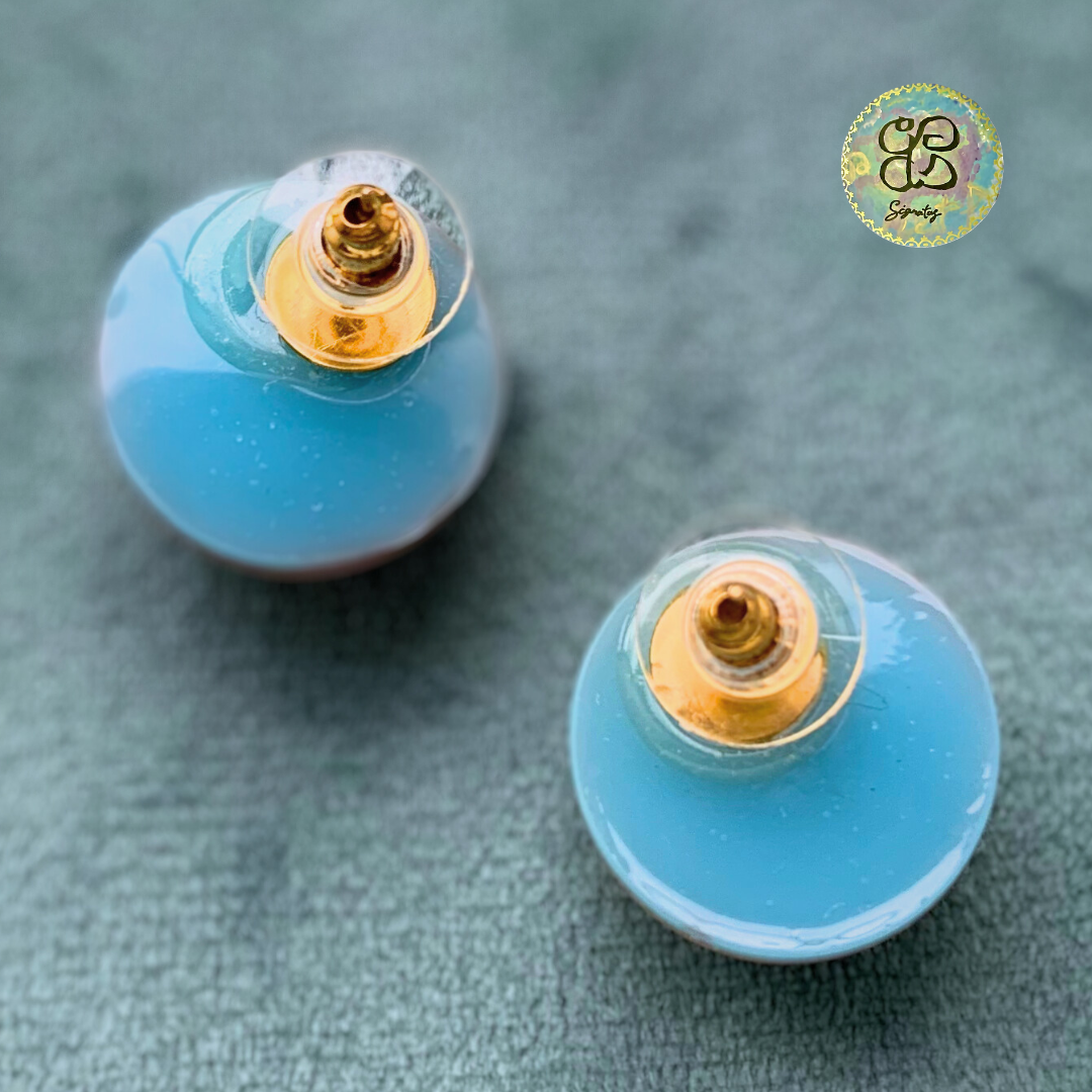 Signatas Button violet(ピアス)