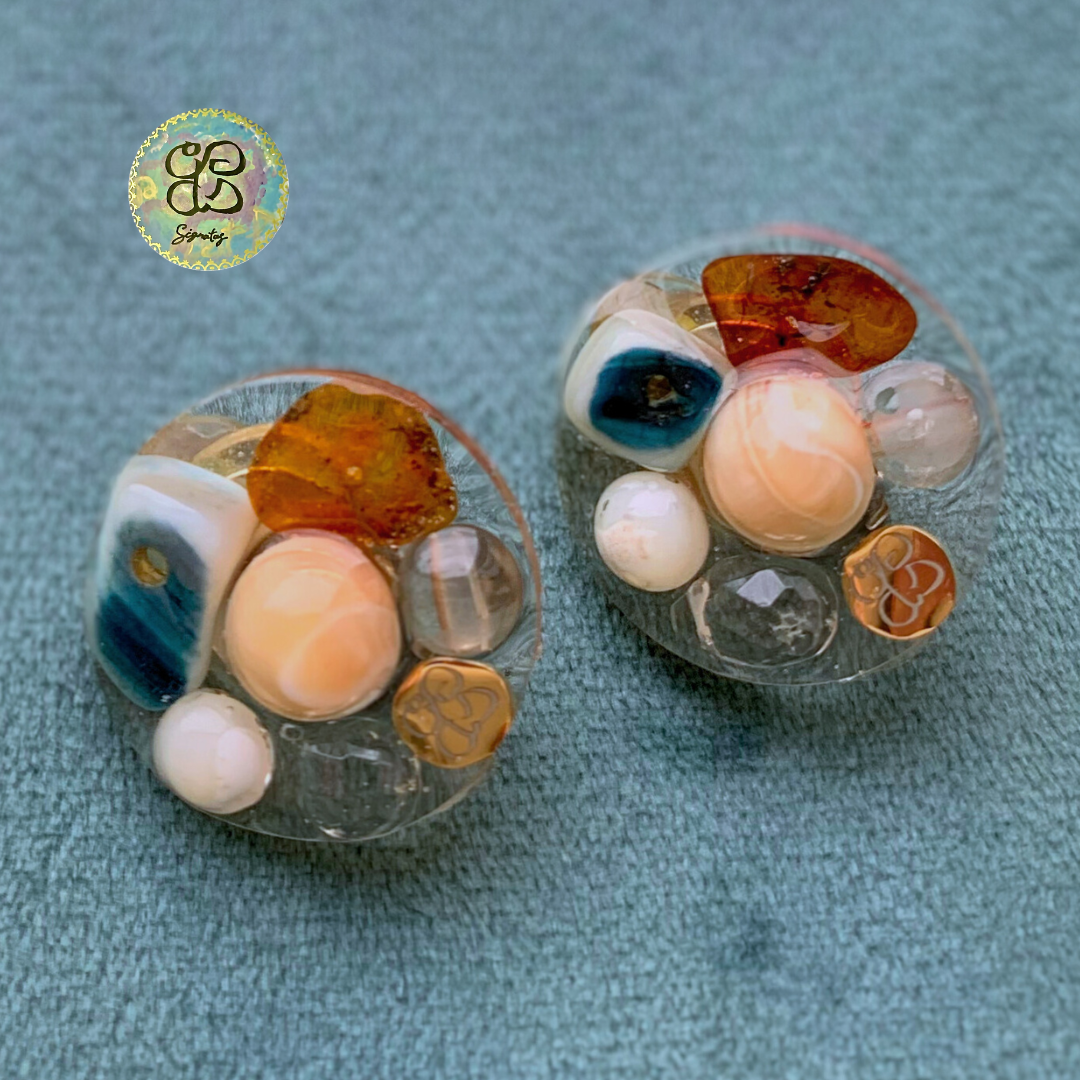 Frozen Pebbles(イヤリング)